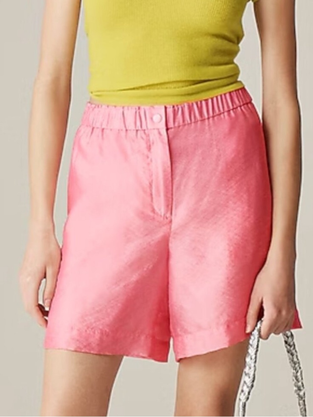J Crew Summerweight Nylon Shorts Size 0 with Removable Lining